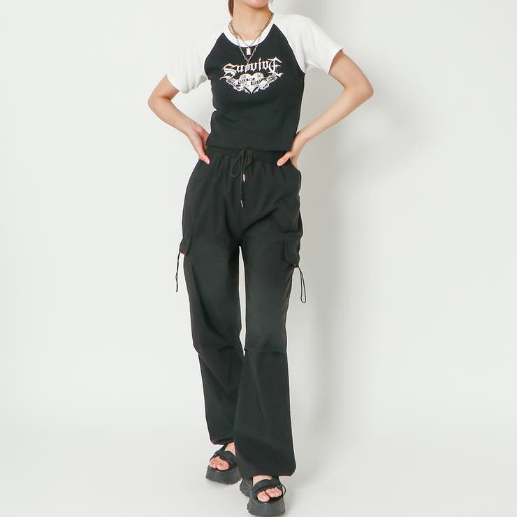 サバイブラグランＴシャツ | GORGE  | 詳細画像9 