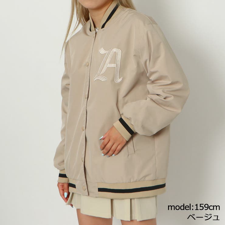 刺しゅうスタジャン[品番：GORW0008063]｜GORGE （ゴージ）のレディースファッション通販｜SHOPLIST（ショップリスト）