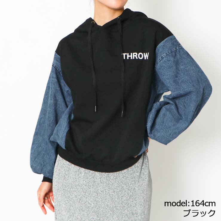 ブラック | ケミカル切替ロゴパーカー | GORGE 