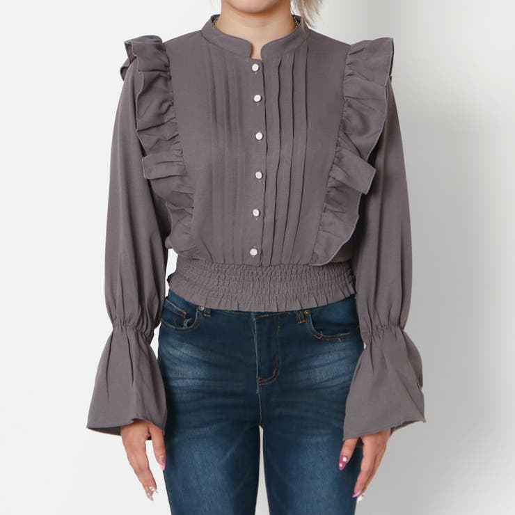 ジョーゼットフリルブラウス | GORGE  | 詳細画像2 
