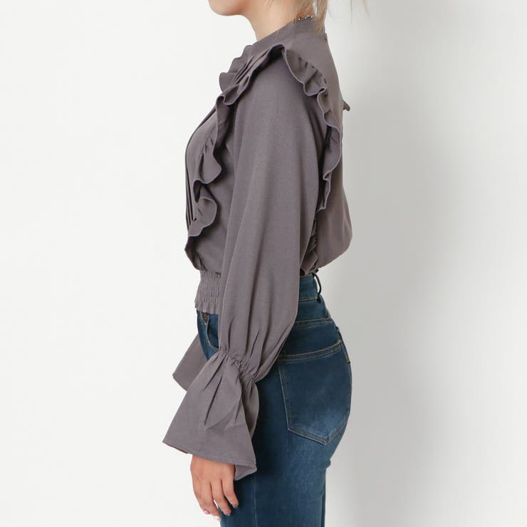 ジョーゼットフリルブラウス | GORGE  | 詳細画像3 