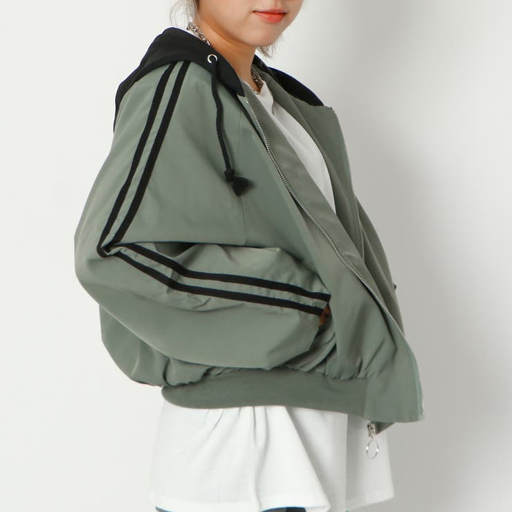 ラグランライン入りブルゾン | GORGE  | 詳細画像7 