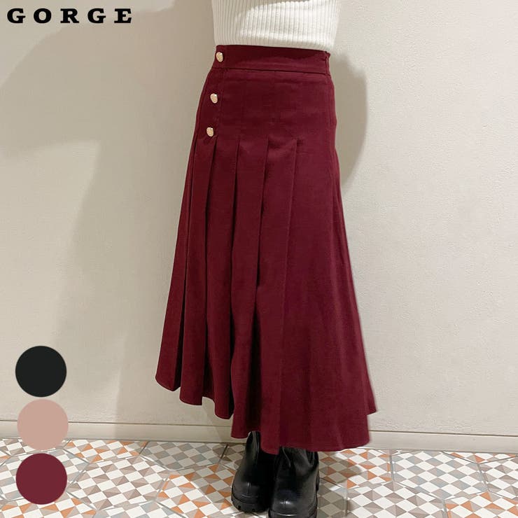 サイドファスナーロングスカート[品番：GORW0008158]｜GORGE （ゴージ）のレディースファッション通販｜SHOPLIST（ショップリスト）