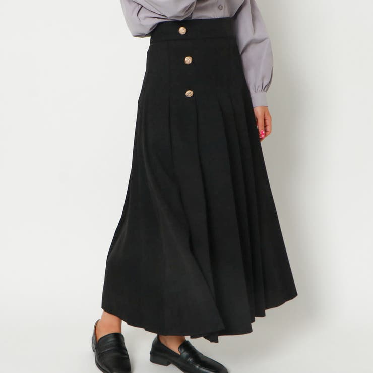 サイドファスナーロングスカート | GORGE  | 詳細画像7 