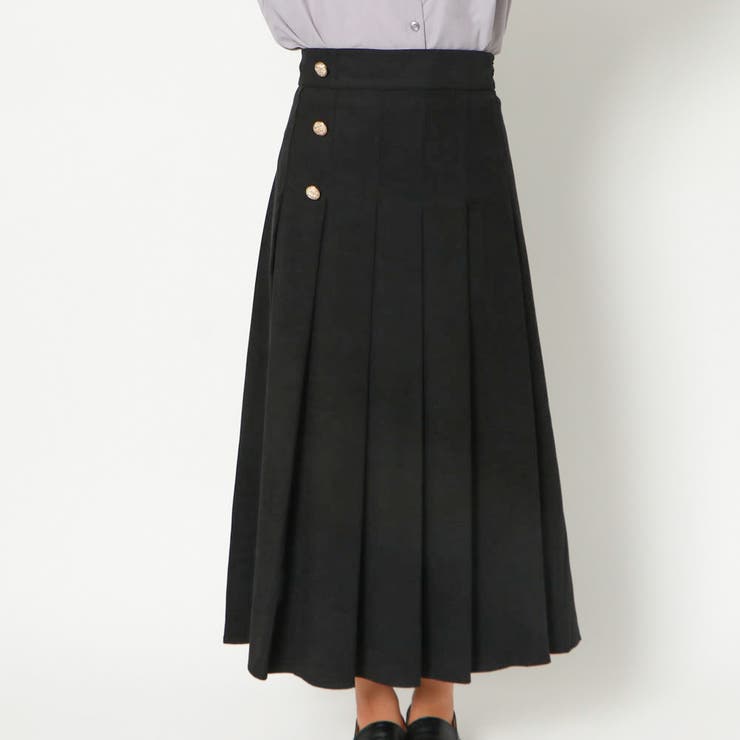 【関税込み】Serapis ロングスカート KUME スカート KUME/クメ Wrinkle-free Waist Pleated Long