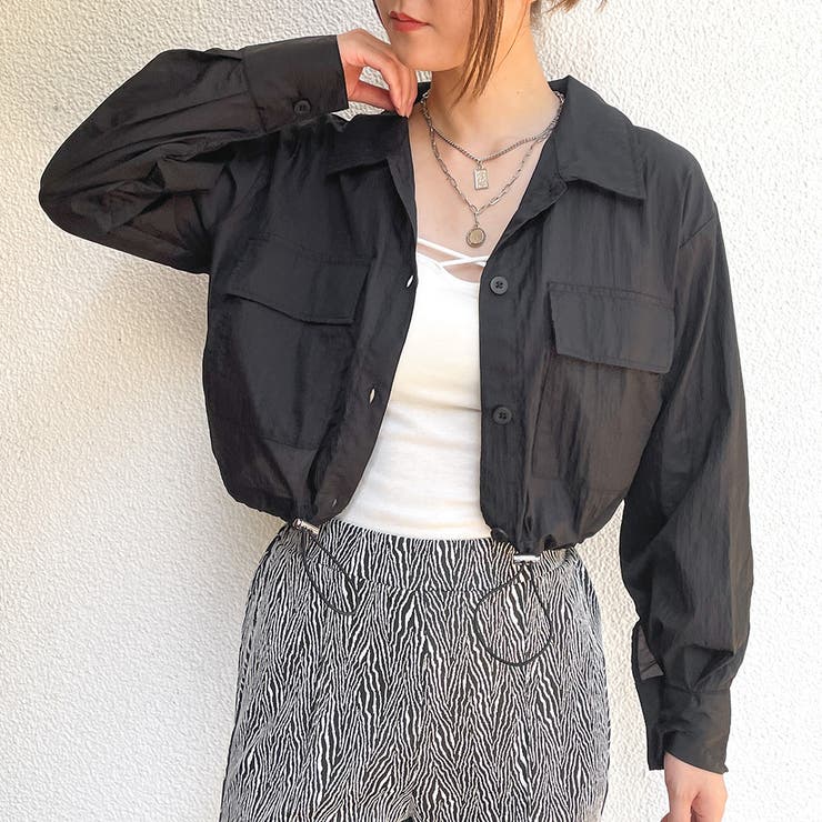 短丈ナイロンシャツ | GORGE  | 詳細画像10 