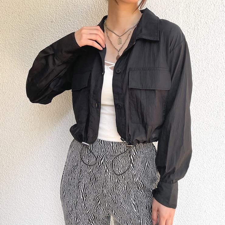 短丈ナイロンシャツ | GORGE  | 詳細画像14 