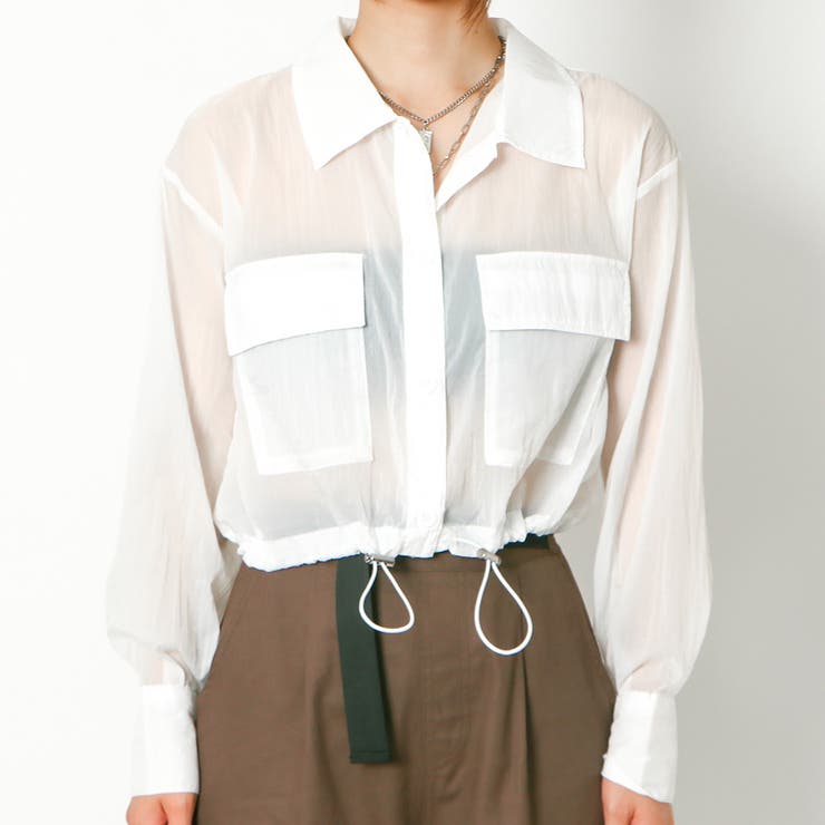 短丈ナイロンシャツ | GORGE  | 詳細画像2 