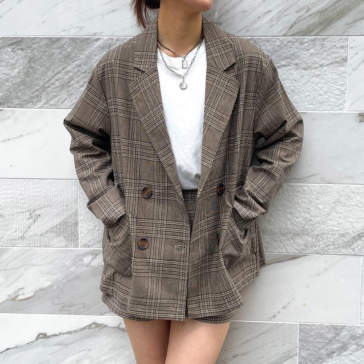 チェックＷテーラージャケット | GORGE  | 詳細画像8 