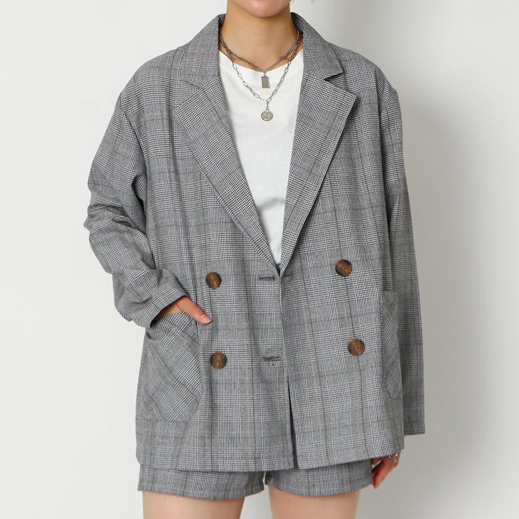 チェックＷテーラージャケット | GORGE  | 詳細画像9 