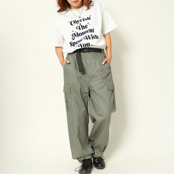 ベルト付きカーゴパンツ[品番：GORW0008080]｜GORGE （ゴージ
