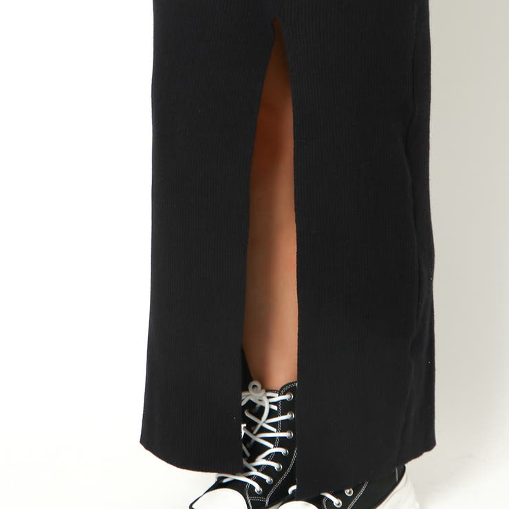 【海外 正規品】 リブニットロングスリットワンピース[品番：GORW0008179]｜GORGE Mサイズ