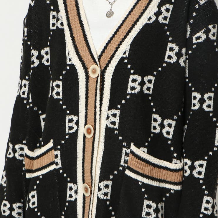 英字ロゴニットカーディガン | GORGE  | 詳細画像5 