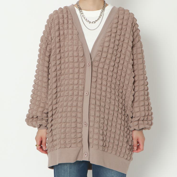 ポコポコシャーリングBIGカーデ | GORGE  | 詳細画像2 