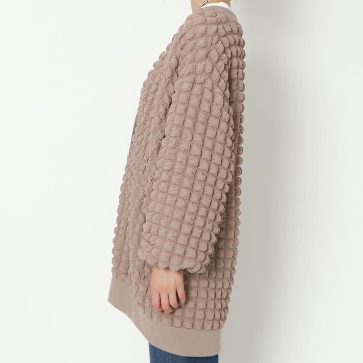 ポコポコシャーリングBIGカーデ | GORGE  | 詳細画像3 