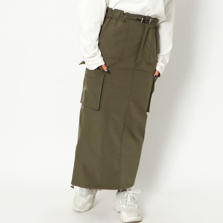 レディース ロングカーゴスカート ミリタリー風 | GORGE  | 詳細画像10 