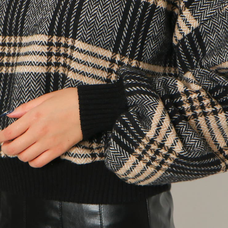 チェックリブハイネックプルオーバー | GORGE  | 詳細画像5 