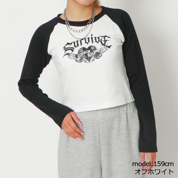 オフホワイト | サバイウ゛ラグランロンＴ | GORGE 