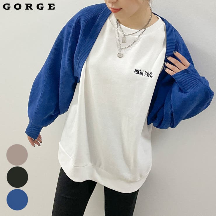 スポンディッシュモモンガカーディガン | GORGE  | 詳細画像1 