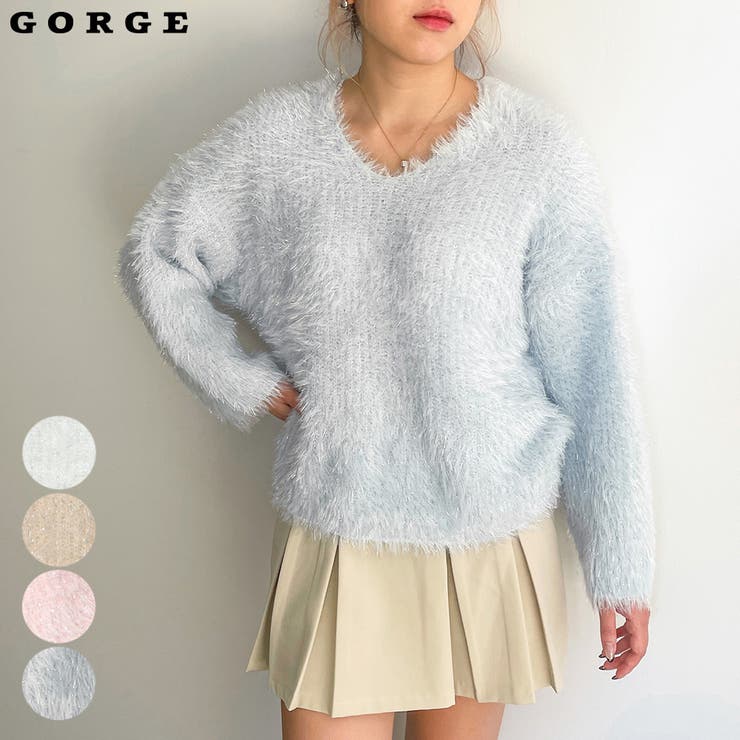 ラメフェザープルオーバー[品番：GORW0008467]｜GORGE （ゴージ）の 