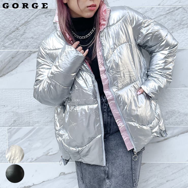 メタリック中綿ブルゾン[品番：GORW0008498]｜GORGE （ゴージ）の