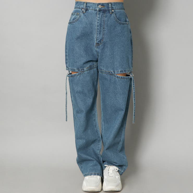 サイドベルトデニムパンツ[品番：GORW0008541]｜GORGE （ゴージ）の