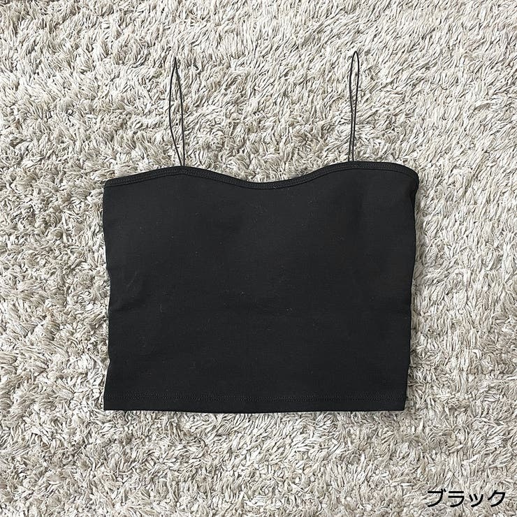 ブラック | スパゲティショルダーブラトップ | GORGE 