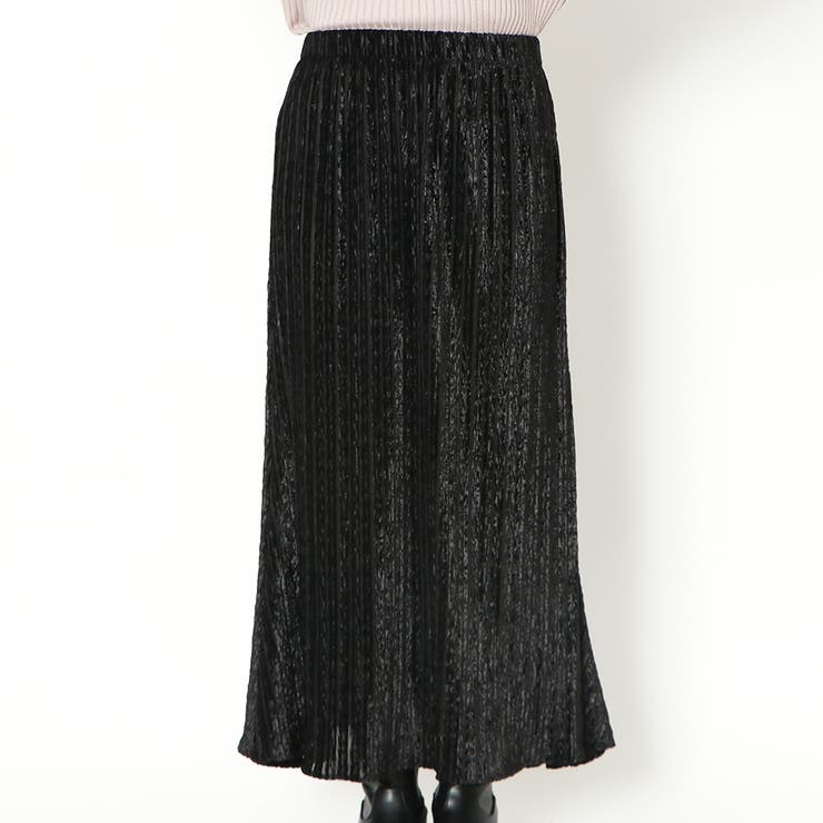 ヘリンボーン柄ベロアスカート[品番：GORW0008440]｜GORGE （ゴージ