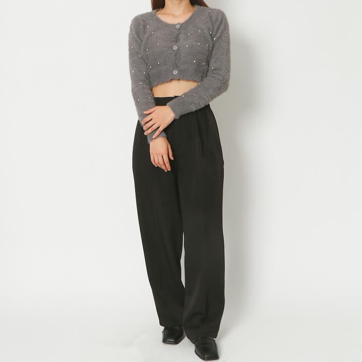 ラインストーンシャギーカーディガン | GORGE  | 詳細画像10 