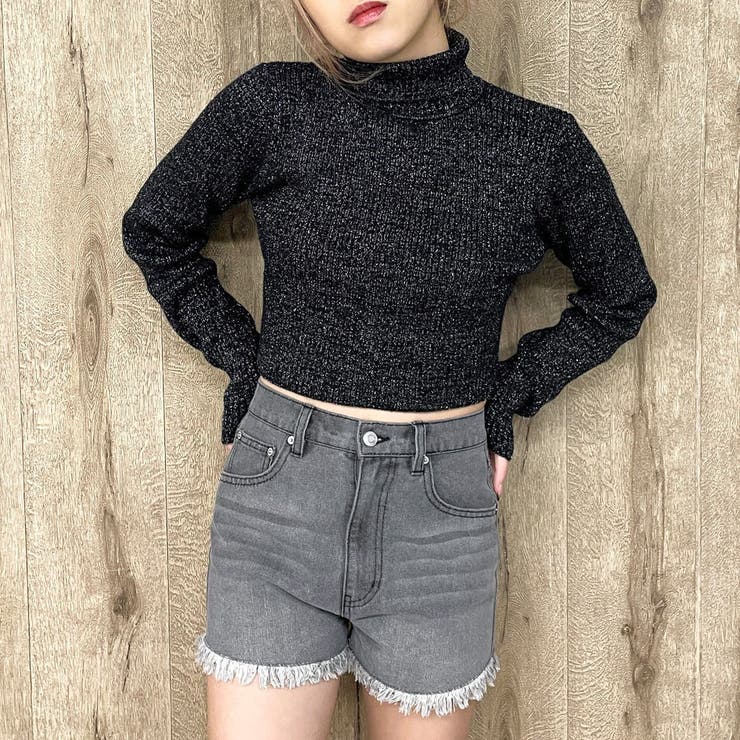 メタリックタートルショートニット | GORGE  | 詳細画像13 