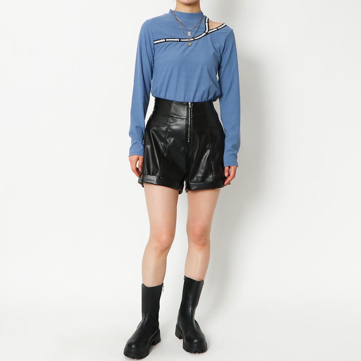 合皮ショートパンツ[品番：GORW0008474]｜GORGE （ゴージ）のレディースファッション通販｜SHOPLIST（ショップリスト）