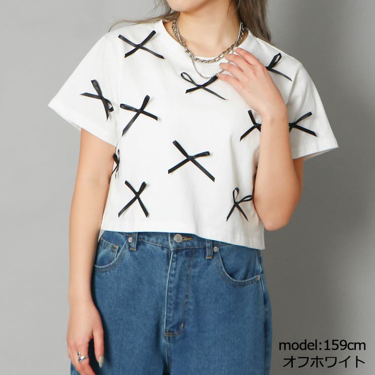 リボン付きTシャツ[品番：GORW0008609]｜GORGE （ゴージ）の
