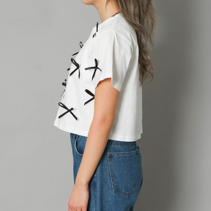 リボン付きＴシャツ | GORGE  | 詳細画像3 