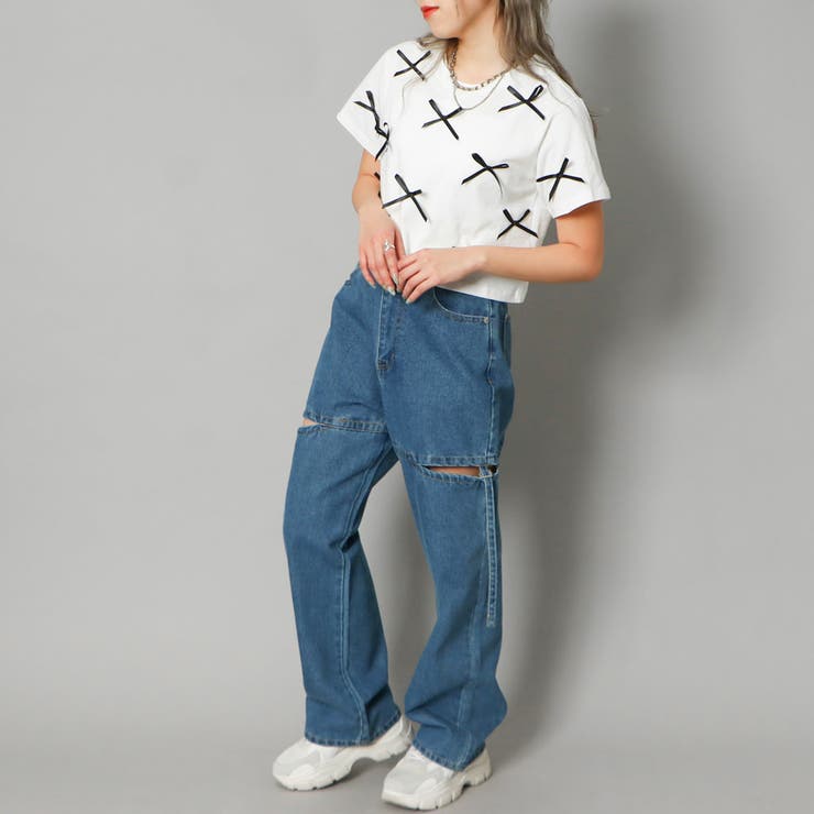 リボン付きＴシャツ | GORGE  | 詳細画像7 