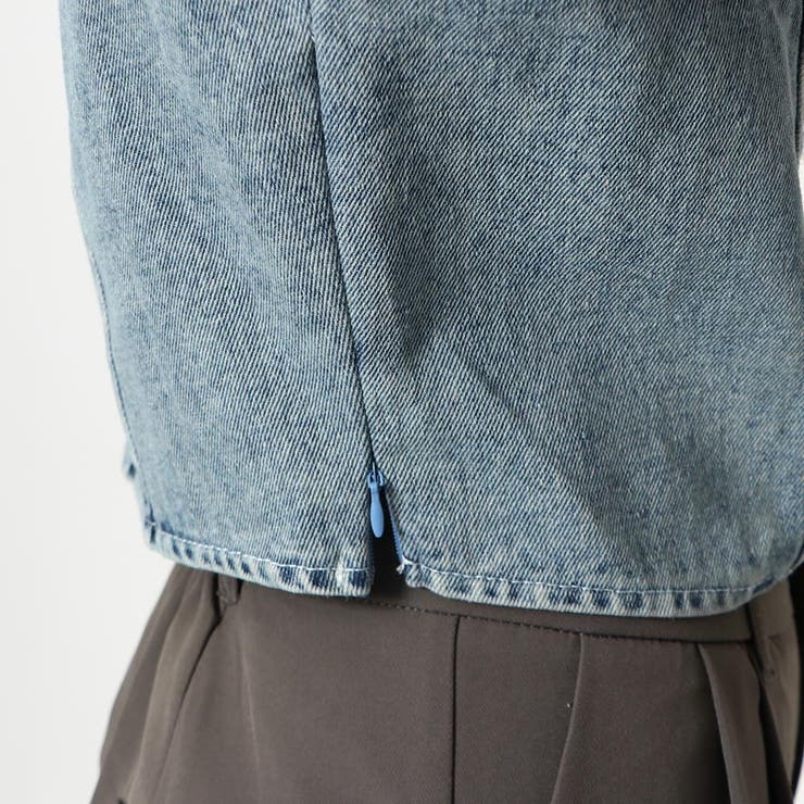 デニムビスチェ切替シャツ | GORGE  | 詳細画像5 