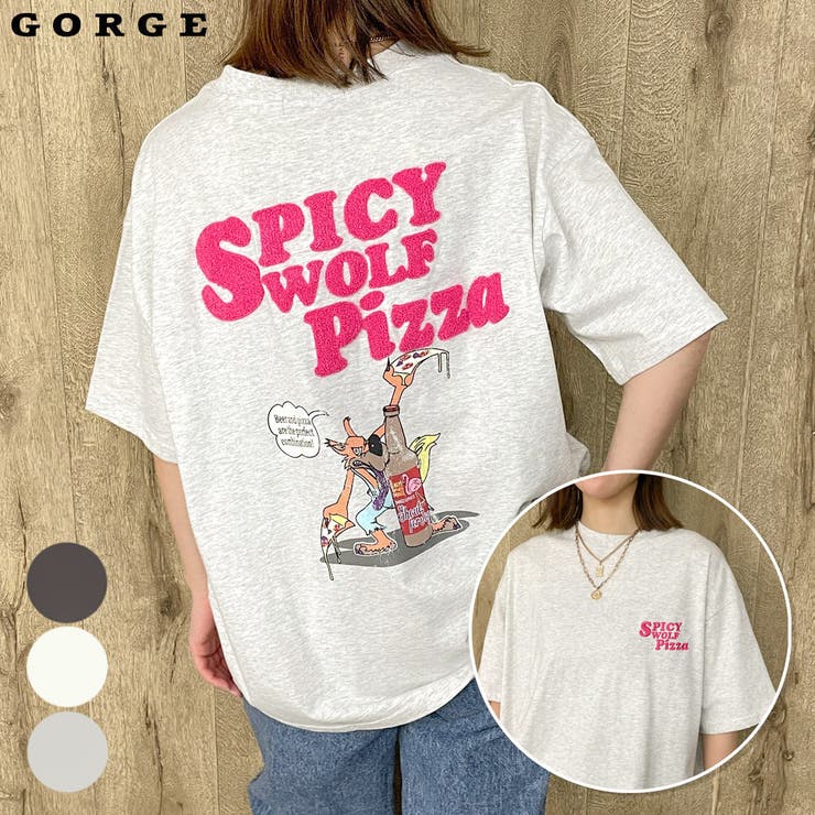 ウルフピザＴシャツ | GORGE  | 詳細画像1 