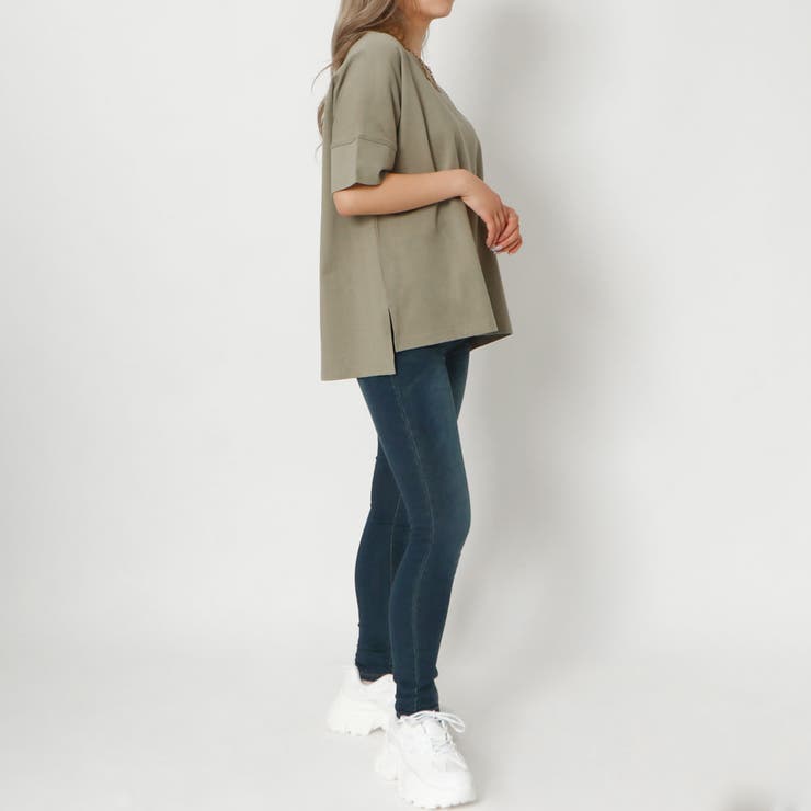 ドルマンオーバーコットンＴシャツ | GORGE  | 詳細画像15 