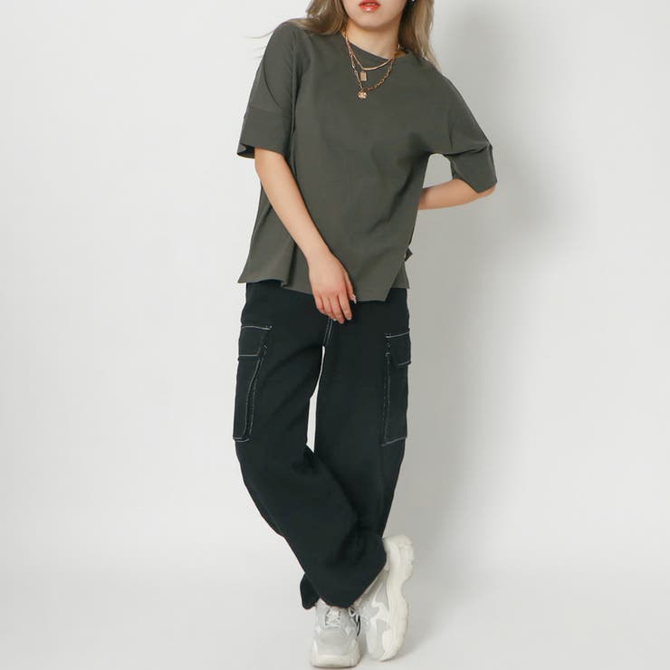 ドルマンオーバーコットンＴシャツ | GORGE  | 詳細画像17 