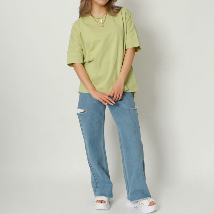 ドルマンオーバーコットンＴシャツ | GORGE  | 詳細画像20 