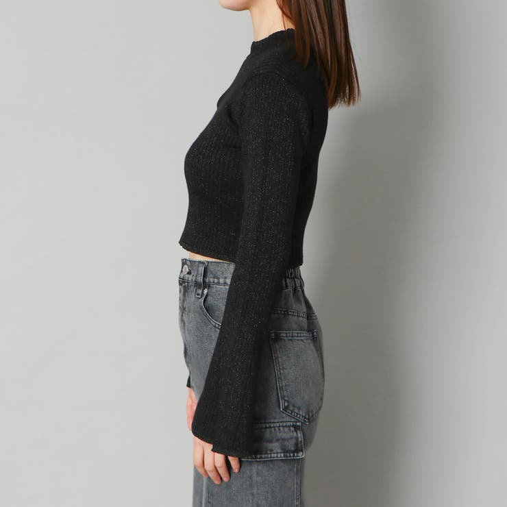 メタリックフレア袖ニット | GORGE  | 詳細画像3 