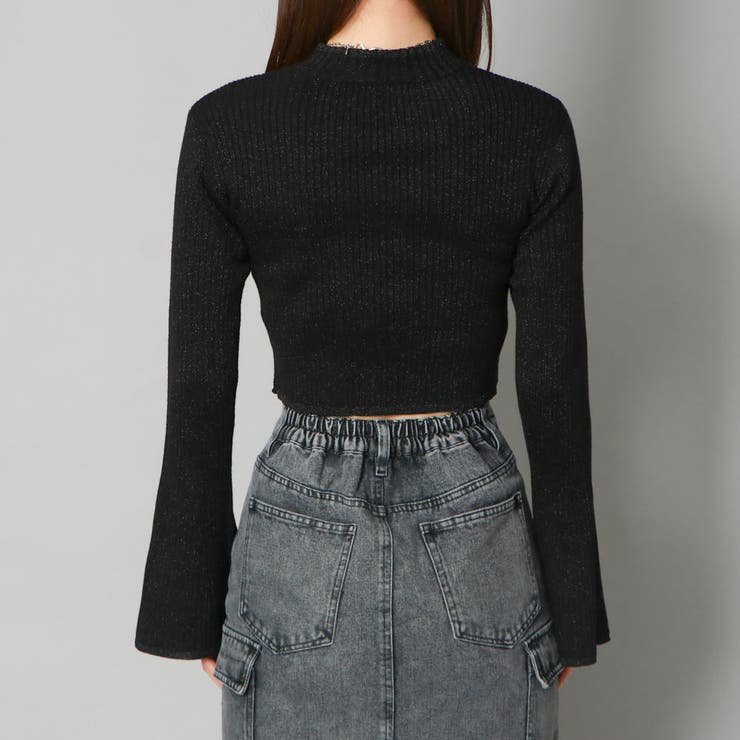 メタリックフレア袖ニット | GORGE  | 詳細画像4 
