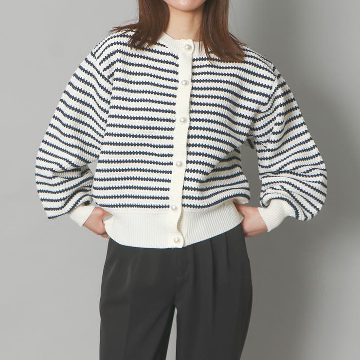 カノコボーダーカーディガン | GORGE  | 詳細画像7 