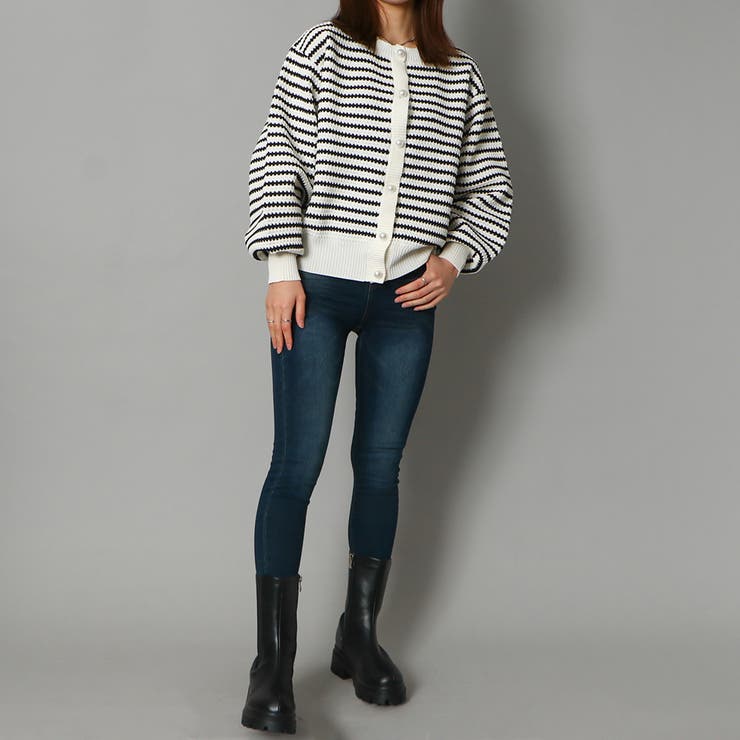 カノコボーダーカーディガン | GORGE  | 詳細画像9 