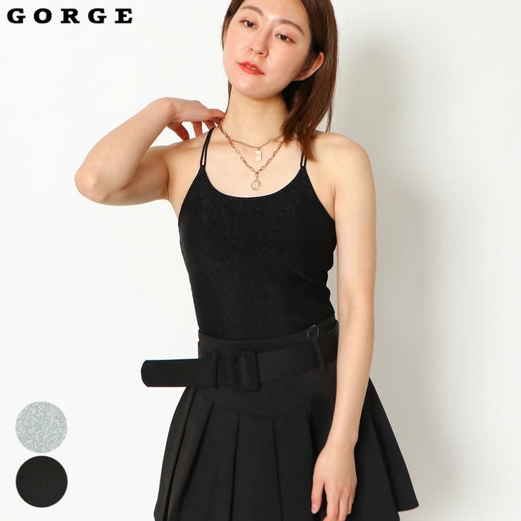 最愛 ラメクロスキャミソール[品番：GORW0008761]｜GORGE （ゴージ トップス