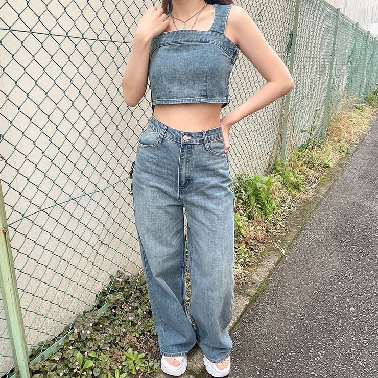 デニムビスチェ＋パンツ[品番：GORW0008790]｜GORGE （ゴージ