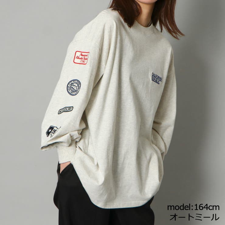 お年玉OFF◎〜1/3】モンクレール チューブ × シリコンワッペン ロンT