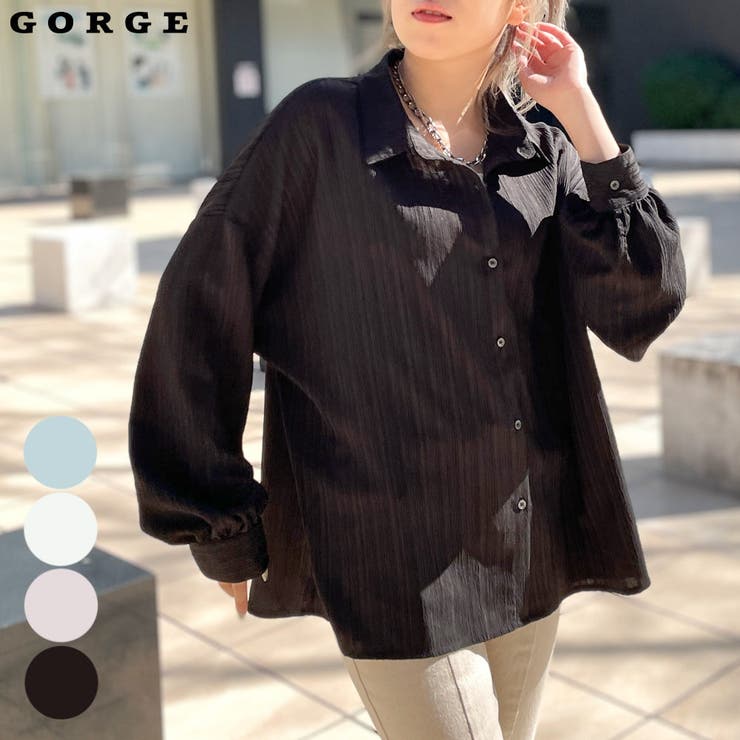 楊柳シャツ[品番：GORW0008629]｜GORGE （ゴージ）のレディース
