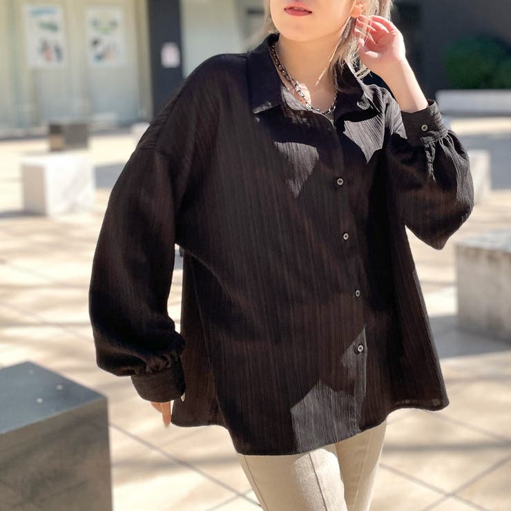 ピージージー PGG ポリエステルヤーン ニットシャツ パンツ セット