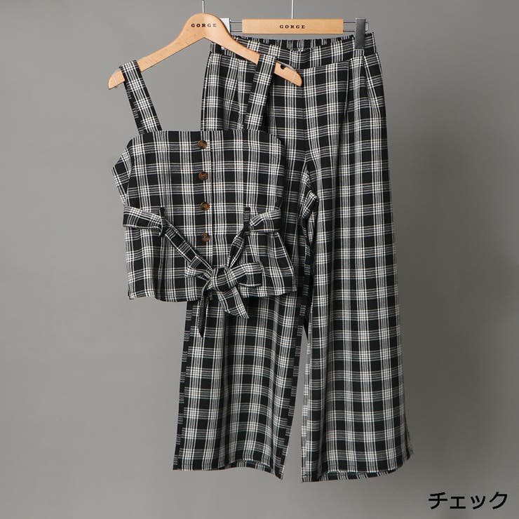 ベルト付きビスチェSETUP[品番：GORW0008664]｜GORGE