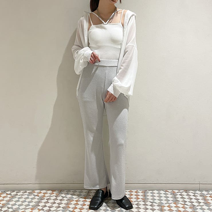 光沢リブフレアパンツ | GORGE  | 詳細画像13 